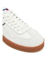TOMMY HILFIGER TH GREENWICH Sk&oacute;rzane trampki kość słoniowa - Buty męskie - 3