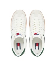 TOMMY HILFIGER TH GREENWICH Sk&oacute;rzane trampki kość słoniowa - Buty męskie - 4