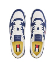 TOMMY HILFIGER TOMMY JEANS Cupsole Sk&oacute;rzane trampki aksamitny błękit - Buty męskie - 3