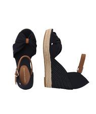 TOMMY HILFIGER BASIC Wysokie sandały espadryle z odkrytymi palcami kosmiczny niebieski - Buty damskie - 4
