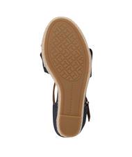 TOMMY HILFIGER BASIC Wysokie sandały espadryle z odkrytymi palcami kosmiczny niebieski - Buty damskie - 5