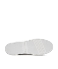TOMMY HILFIGER ESSENTIAL COURT Damskie sk&oacute;rzane trampki biały - Buty damskie - 6
