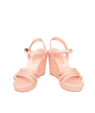 TOMMY HILFIGER ELENA Sandały na koturnie z espadryli r&oacute;żowy - Buty damskie - 3