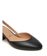 TOMMY HILFIGER ELEGANT Sk&oacute;rzane cz&oacute;łenka z paskiem na piętę czarny - Buty damskie - 3