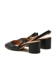 TOMMY HILFIGER ELEGANT Sk&oacute;rzane cz&oacute;łenka z paskiem na piętę czarny - Buty damskie - 6
