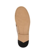 TOMMY HILFIGER TH METALLIC Metaliczne sk&oacute;rzane mokasyny złoto - Buty damskie - 5