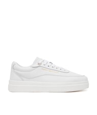 TOMMY HILFIGER MODERN COURT Sk&oacute;rzane trampki na platformie biały - Buty damskie - 2