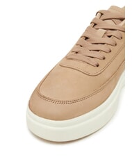 TOMMY HILFIGER MODERN COURT Damskie sk&oacute;rzane trampki iłowiec - Buty damskie - 3