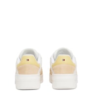 TOMMY HILFIGER BASKET MIX Damskie trampki starożytny biały/gliniasty otoczak - Buty damskie - 6