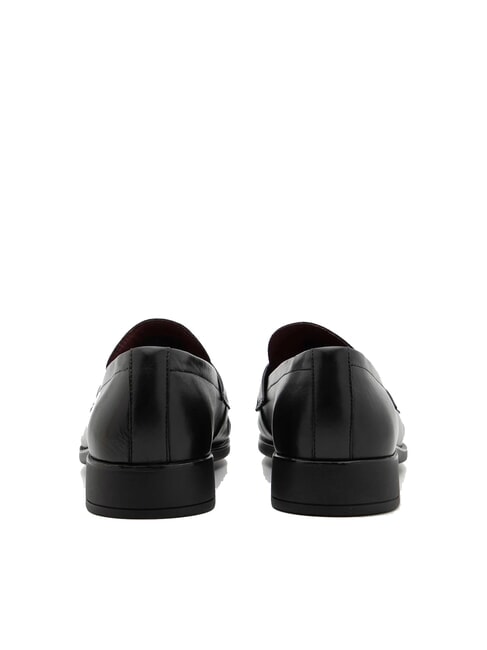 TH Mokasyny damskie sk&oacute;rzane czarny - Buty damskie
