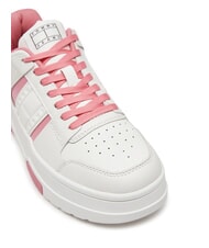 TOMMY HILFIGER TH BROOKLYN Sk&oacute;rzane trampki na platformie elegancki r&oacute;ż - Buty damskie - 3