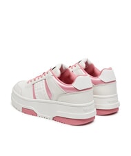 TOMMY HILFIGER TH BROOKLYN Sk&oacute;rzane trampki na platformie elegancki r&oacute;ż - Buty damskie - 5