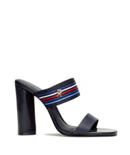 TOMMY HILFIGER SLIDE Wysokie sandały z logo kosmiczny niebieski - Buty damskie - 2