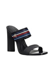 TOMMY HILFIGER SLIDE Wysokie sandały z logo kosmiczny niebieski - Buty damskie - 3