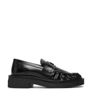 TOMMY HILFIGER TJW ORIGIN LOAFER Mokasyny damskie sk&oacute;rzane - Buty damskie