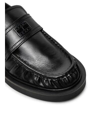 TOMMY HILFIGER TJW ORIGIN LOAFER Mokasyny damskie sk&oacute;rzane czarny - Buty damskie - 3