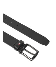 TOMMY HILFIGER DENTON Pasek sk&oacute;rzany czarny - Paski - 3