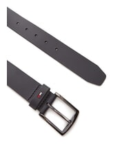TOMMY HILFIGER DENTON Pasek sk&oacute;rzany kosmiczny niebieski - Paski - 2