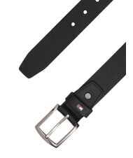 TOMMY HILFIGER DENTON Pasek sk&oacute;rzany czarny - Paski - 2