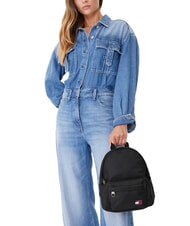 TOMMY HILFIGER TJ ESS DAILY Plecak czarny - Torby damskie - 4