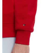 TOMMY HILFIGER TH Bluza z okrągłym dekoltem i regularnym krojem podstawowy czerwony - Bluzy damskie - 4