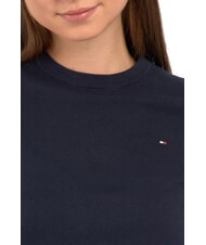 TOMMY HILFIGER TH Sweter damski z okrągłym dekoltem pustynne niebo - Koszulki damskie - 4
