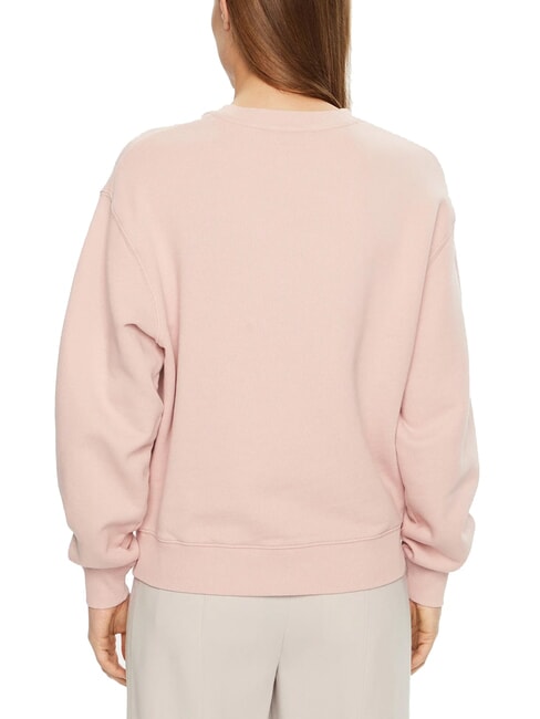 MODERN SCRIPT Bluza damska z okrągłym dekoltem mglisty r&oacute;ż - Bluzy damskie