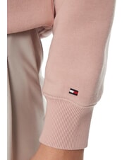 TOMMY HILFIGER MODERN SCRIPT Bluza damska z okrągłym dekoltem mglisty r&oacute;ż - Bluzy damskie - 4