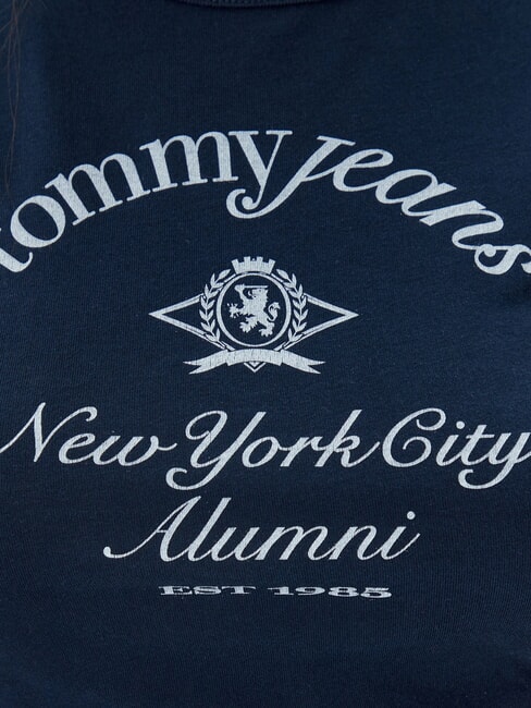 NYC RINGER Koszulka z kr&oacute;tkim rękawem i dopasowanym krojem ciemna noc granatowa - Koszulki i topy damskie