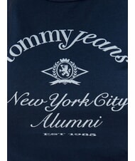 TOMMY HILFIGER NYC RINGER Koszulka z kr&oacute;tkim rękawem i dopasowanym krojem ciemna noc granatowa - Koszulki i topy damskie - 4