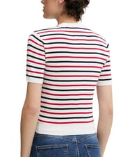 TOMMY HILFIGER TH JEANS Koszula bawełniana z kr&oacute;tkim rękawem - Koszulki i topy damskie