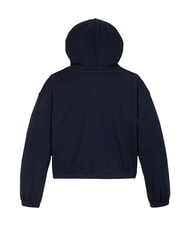TOMMY HILFIGER KIDS BIMBA Bluza z kapturem i naszywką z cekin&oacute;w ciemna noc granatowa - Bluzy dziecięce - 5