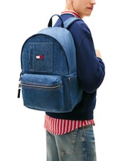 TOMMY HILFIGER TJ UTILITY Plecak dżinsowy średni denim - Plecaki szkolne i rekreacyjne - 4