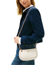 TOMMY HILFIGER TH GLAM Torba na ramię z paskiem na ramię muślin - Torby damskie - 4
