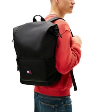 TOMMY HILFIGER TJ DAILY TECH Plecak czarny - Plecaki szkolne i rekreacyjne - 5