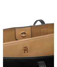 TOMMY HILFIGER TH ICON Klientka z kopert&oacute;wką czarny - Torby damskie - 4