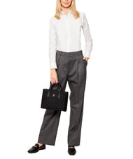 TOMMY HILFIGER TH CITY Torebka z paskiem na ramię czarny - Torby damskie - 5