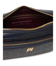 TOMMY HILFIGER TH ICON Mała torba na ramię kosmiczny niebieski - Torby damskie - 4