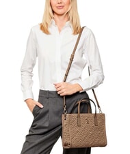 TOMMY HILFIGER TH CITY Torebka z paskiem na ramię Nordycki szarobrązowy - Torby damskie - 4
