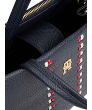 TOMMY HILFIGER TH TIMELESS Torebka z paskiem na ramię kosmiczny niebieski - Torby damskie - 4