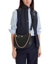 TOMMY HILFIGER TH GLAM Torba na ramię z paskiem na ramię czarny - Torby damskie - 5
