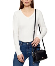 TOMMY HILFIGER TJ CITY Mała torebka z paskiem na ramię czarny - Torby damskie - 5