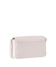 MANDARINA DUCK MELLOW LEATHER Mała sk&oacute;rzana torba na ramię cukierkowy r&oacute;ż - Torby damskie - 2