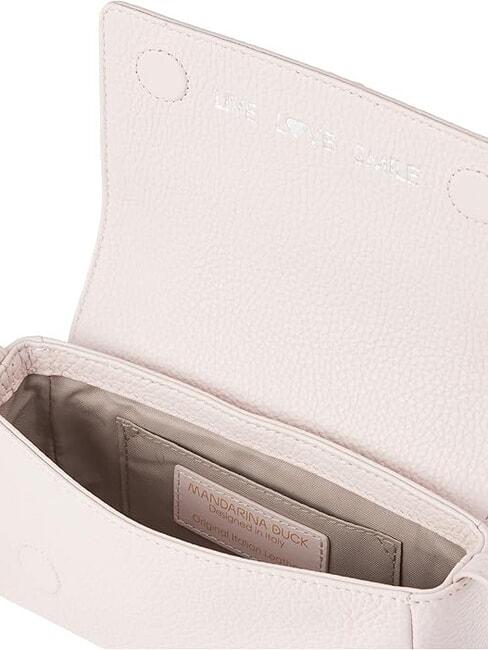 MELLOW LEATHER Mała sk&oacute;rzana torba na ramię cukierkowy r&oacute;ż - Torby damskie