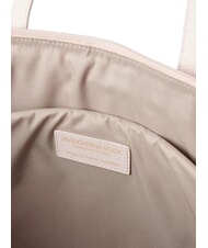 MANDARINA DUCK MELLOW LEATHER Sk&oacute;rzana torba na zakupy cukierkowy r&oacute;ż - Torby damskie - 3