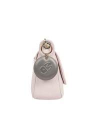 MANDARINA DUCK MELLOW Mała sk&oacute;rzana torba na ramię cukierkowy r&oacute;ż - Torby damskie - 3