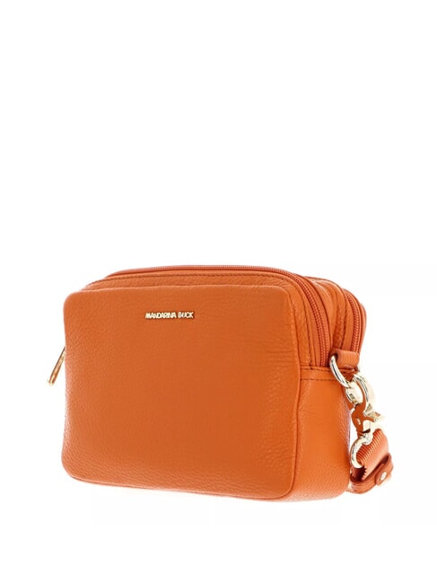MELLOW LEATHER Sk&oacute;rzana torba na ramię marmolada - Torby damskie