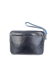 PIQUADRO BLUE SQUARE Sk&oacute;rzane etui na karty niebieski - Portfele męskie - 2