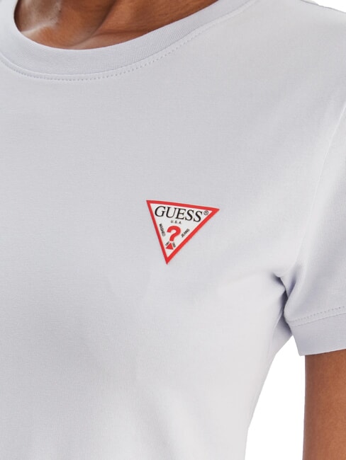 MINI TRIANGLE Koszulka typu slim-fit niebieski w drogach oddechowych - Koszulki i topy damskie