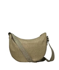 BORBONESE LUNA BAG MIDDLE ECO LINE Torba na ramię oliwka - Torby damskie - 2